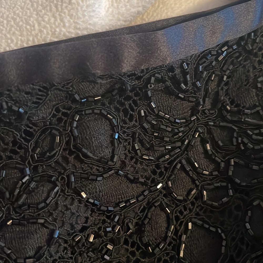 THE J. Peterman Company Stunning beaded skirt with scallop edges at the bottom 4 - Picture 5 of 8